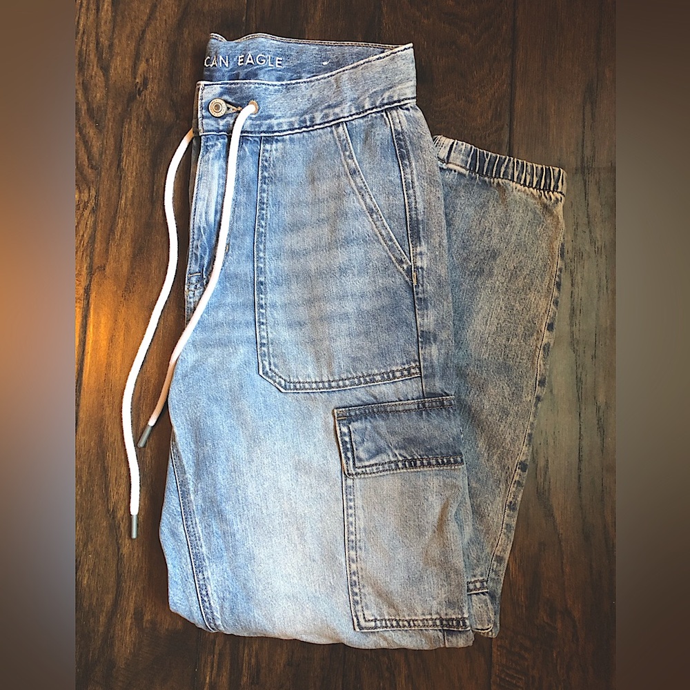 American Eagle cargo jeans